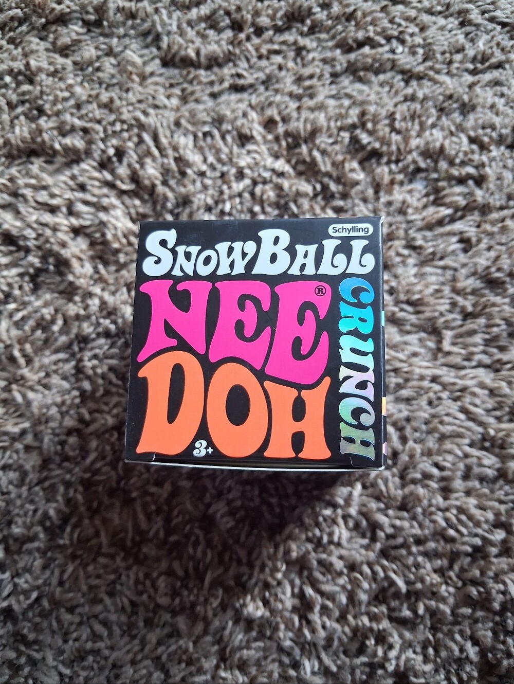 NeeDoh SnowBall Crunch Stress Toy Squishy